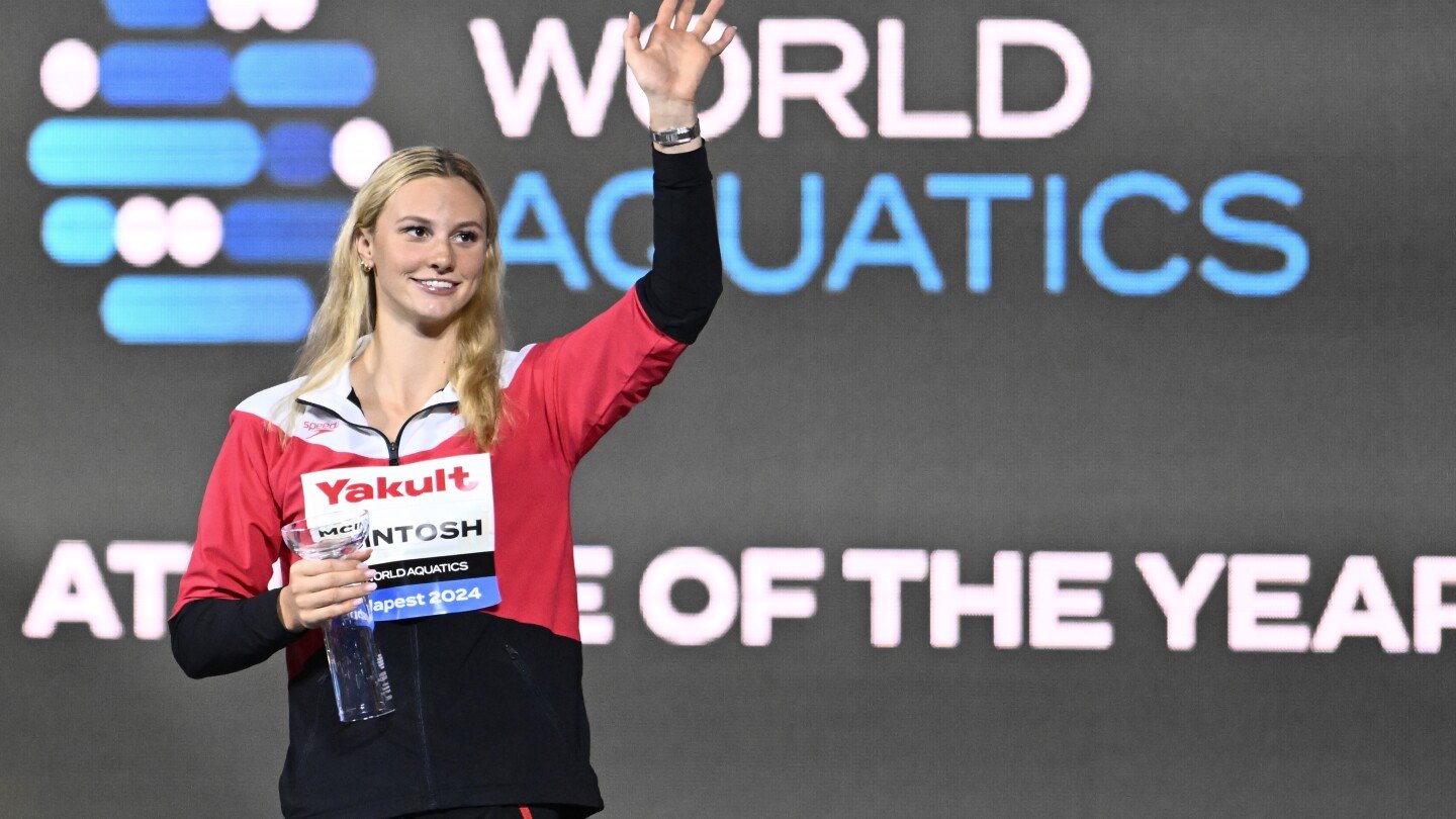 McIntosh competes for five individual golds at swimming world championships